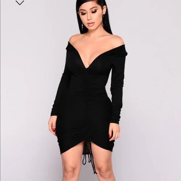 hong kong ruched dress Hong Kong Ruched Dress - Olive